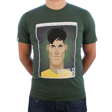 Zeige Details für World Class Collective - Legende Neymar T-Shirt - Grün Bild von World Class Collective - Legende Neymar T-Shirt - Grün