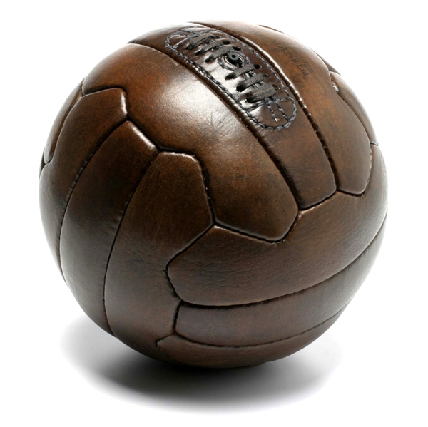 Bild von JW & Sons - Retro Fußball 1950 - Braun