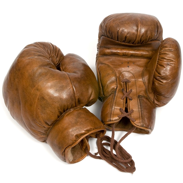 Bild von JW & Sons - Retro  Boxhandschuhe '20 - Braun