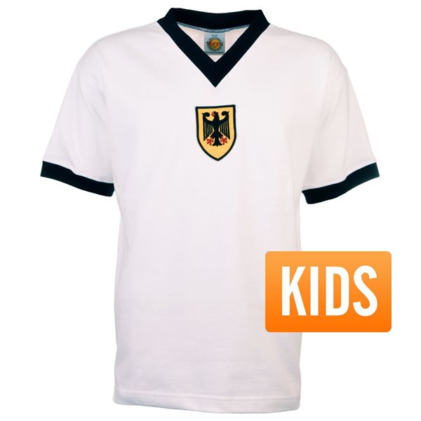 Bild von West-Deutschland Retro Fußball Trikot 1972 - Kinder