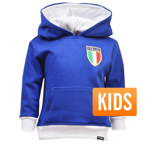 Bild von TOFFS - Italien Kids Kapuzenpullover - Blau/ Weiss