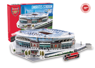 Zeige Details für Arsenal Emirates Stadion - 3D Puzzle Bild von Arsenal Emirates Stadion - 3D Puzzle
