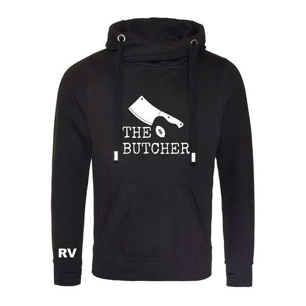 Bild von Rugby Vintage -  The Butcher Kapuzenpullover - Schwarz