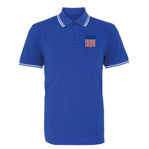 Bild von Rugby Vintage - Vereinigte Staaten Polo - Blau