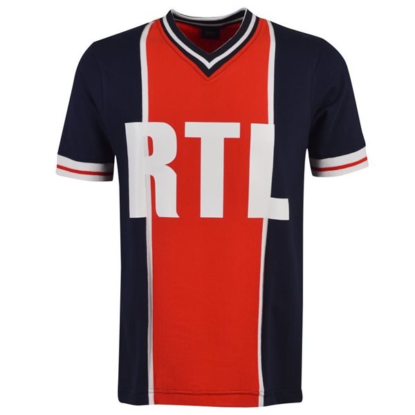 Bild von Paris Saint-Germain Retro Fußball Trikot 1976-79