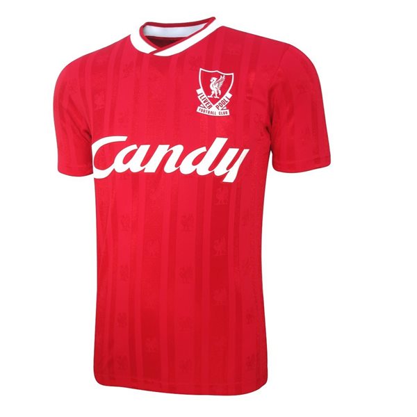 Bild von Liverpool Candy Fussball Trikot 1988-1989