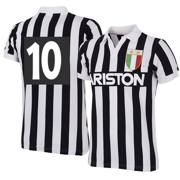 Bild von COPA Football - Juventus FC Retro Fussball Trikot 1984-1985 + Nummer 10
