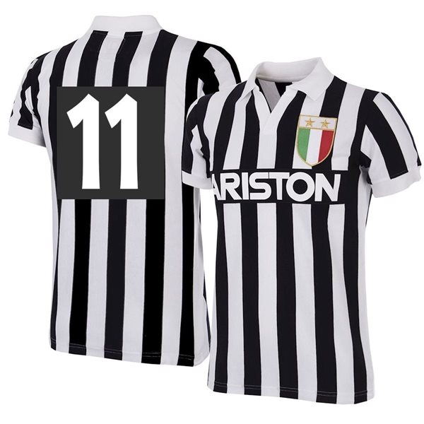 Bild von COPA Football - Juventus FC Retro Fussball Trikot 1984-1985 + Nummer 11