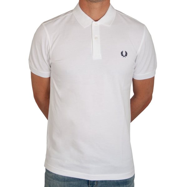 Fred Perry - Plain Polo Shirt - Wit