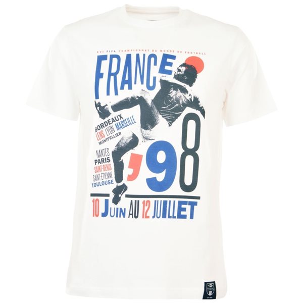 TOFFS Pennarello - France World Cup 1998 T-Shirt - White