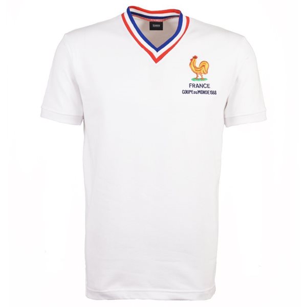 France Retro Football Away Shirt W.C. 1966