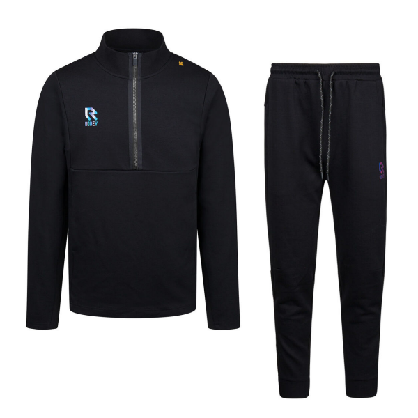 Robey - Off Pitch Cotton Track Suit - Black