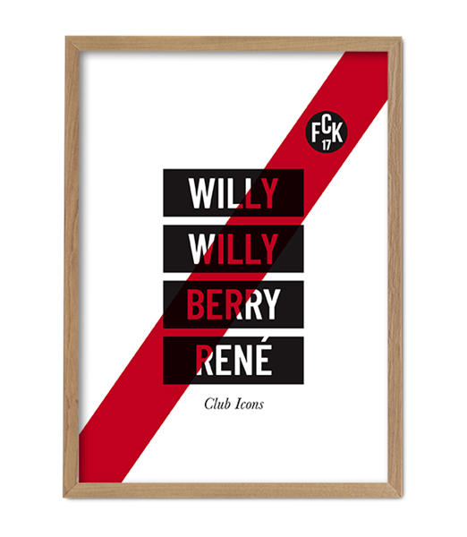 FC Kluif - Club Icons Eindhoven (70 x 50 cm) Poster
