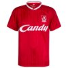 Liverpool FC Candy Retro Football Shirt 1988-1989 + No. 9 (Rush)
