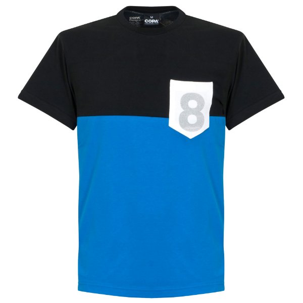 COPA Football - Inter Nerazzurri Pocket T-Shirt - Black/ Blue