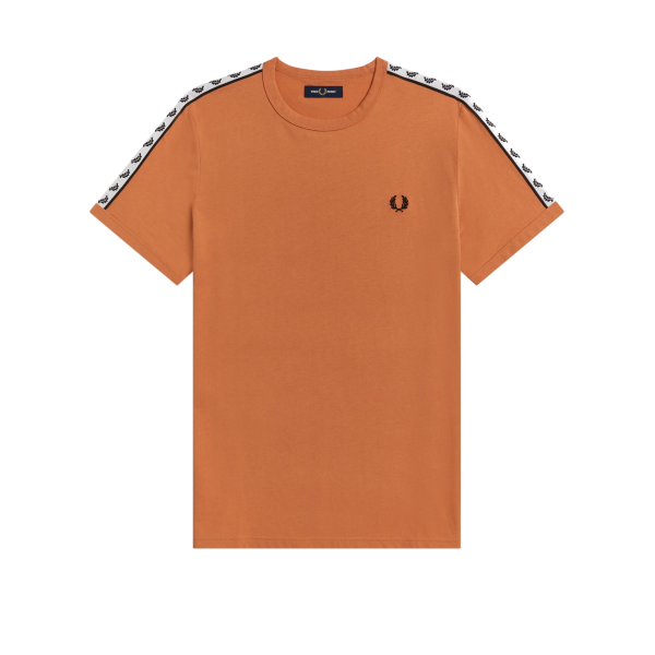 Fred Perry - Taped Ringer T-Shirt - Court Clay