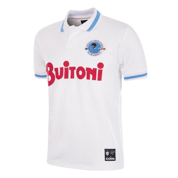 Maradona X COPA Napoli Retro Football Shirt Away 1986-1987