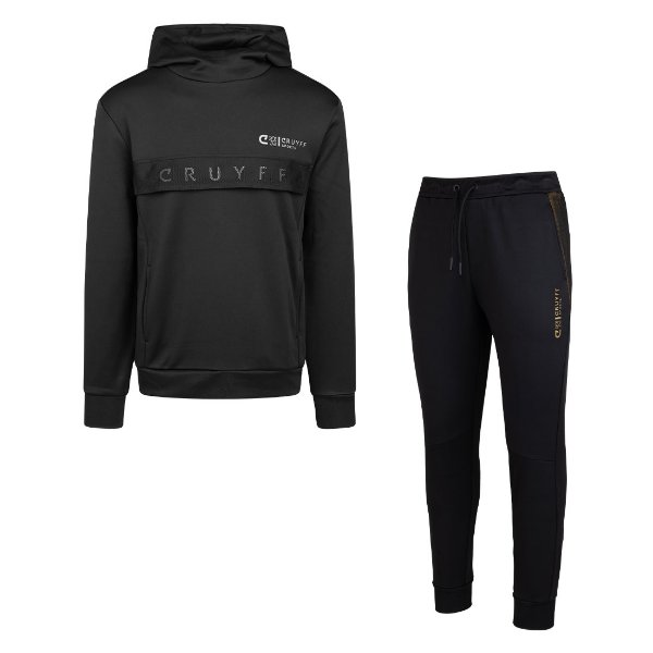 Cruyff Sports - Howler Tracksuit - Black/ Gold