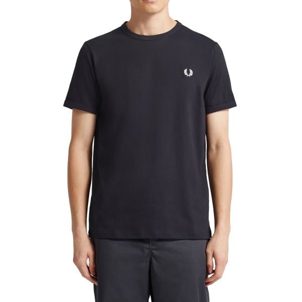 Fred Perry - Ringer T-Shirt - Navy