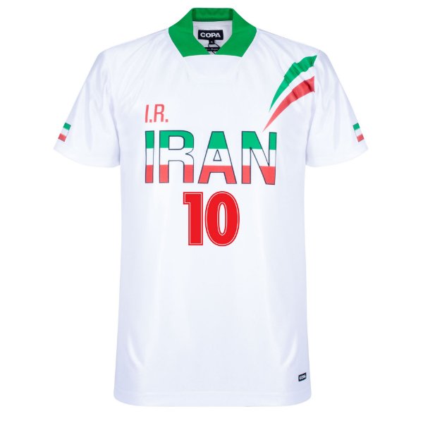 Iran Retro Voetbalshirt WK 1998 + Estili 10