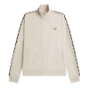 Fred Perry - Contrast Tape Trainingsjack - Light Oyster