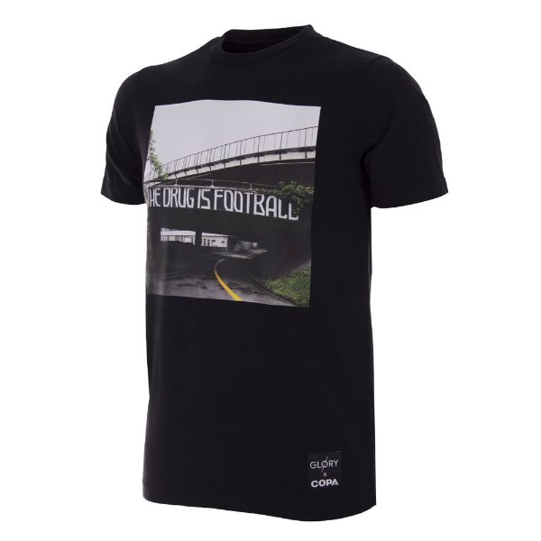 COPA Football x Glory - The Drug is Football T-Shirt - Black
