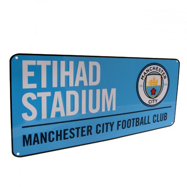 Manchester City FC Street Sign