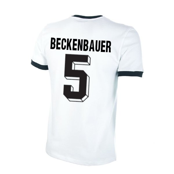 Duitsland retro voetbalshirt 1970's + Beckenbauer 5