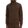 Fred Perry - Half Zip Sweater - Donkerbruin