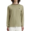Fred Perry - Twin Tipped Long Sleeve Shirt - Warm Grey