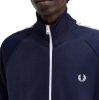 Fred Perry - Taped Trainingsjack - Donkerblauw