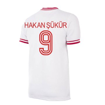 Turkey Retro Football Shirt 1979 + Hakan Şükür 9 Turkey Retro Football Shirt 1979 + Hakan Şükür 9