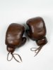 Bild von JW & Sons - Vintage Leder-Boxhandschuhe 1920 - Dunkelbraun