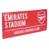 Arsenal FC Street Sign - Red (40cm x 18cm)