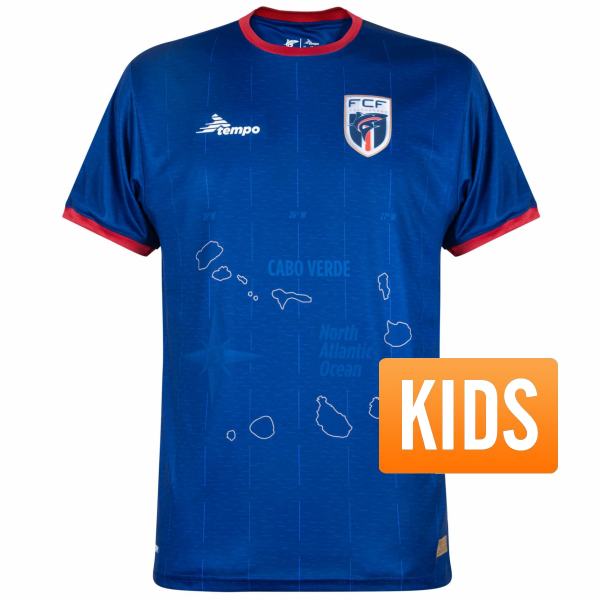 Cape Verde Shirt Home 2024-2025 - Kids
