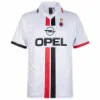 AC Milan Retro Football Shirt Away 1995-1996 + Weah 9