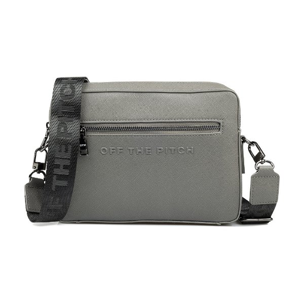 Off The Pitch - Saviano Messengerbag - Donkergrijs